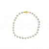 Βραχιόλι με Κ14 χρυσό κούμπωμα και μαργαριτάρια - G220112