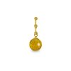 Χρυσό μενταγιόν με Citrine και διαμάντια - M318464C