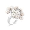 Δαχτυλίδι με μαργαριτάρια Fresh Water σε ασήμι 925 - M117763R